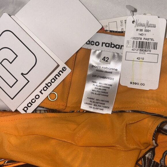 Paco Rabanne Floral Halter Crop Top size 10 NWT $395 - Picture 7 of 7